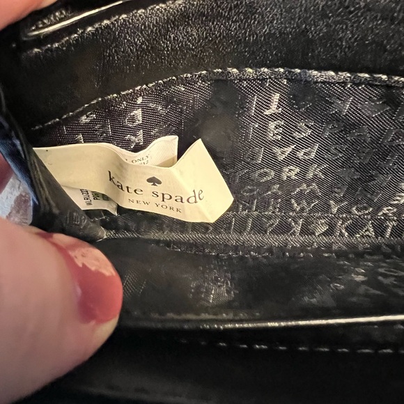 Kate Spade Whitaker Place Nisha Quilted Black Leather Wallet - Picture 6 of 7